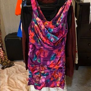 Bright abstract dress